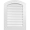Ekena Millwork Arch Top Surface Mount PVC Gable Vent: Non-Functional, w/ 3-1/2"W x 1"P Standard Frame, 24"W x 30"H GVPAR24X3001SN - alternate 1